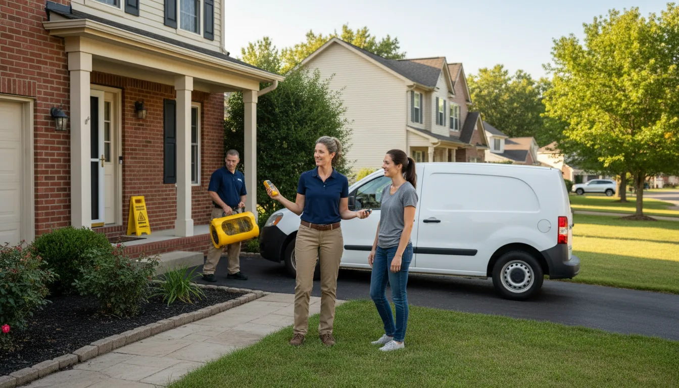Water restoration image for Fire And Smoke Damage Restoration in Milford, OH